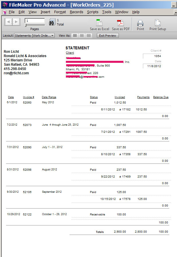 invoice